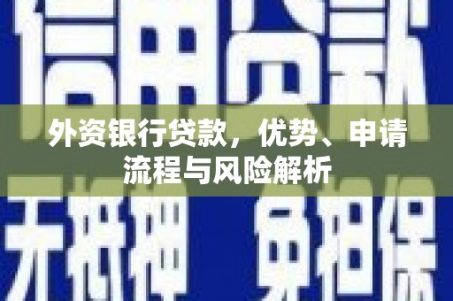 木兰外资银行贷款，优势、申请流程与风险解析