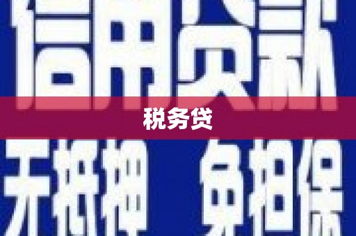 木兰税务贷