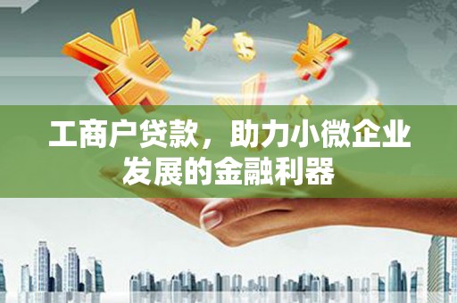 木兰工商户贷款，助力小微企业发展的金融利器