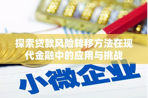 木兰探索贷款风险转移方法在现代金融中的应用与挑战