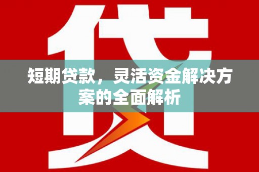 木兰短期贷款，灵活资金解决方案的全面解析