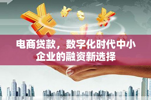 木兰电商贷款，数字化时代中小企业的融资新选择