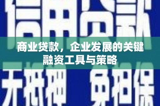 木兰商业贷款，企业发展的关键融资工具与策略