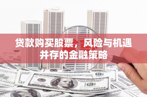 木兰贷款购买股票，风险与机遇并存的金融策略