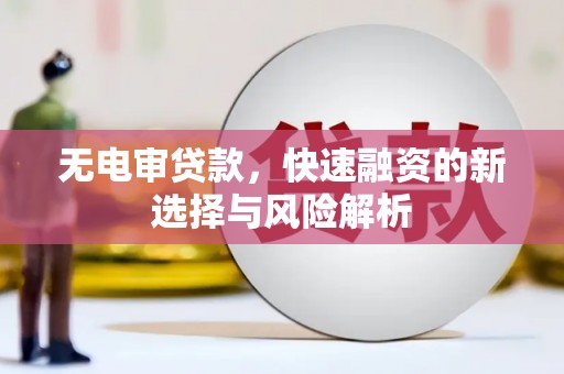 木兰无电审贷款，快速融资的新选择与风险解析