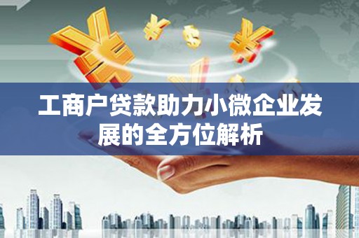 木兰工商户贷款助力小微企业发展的全方位解析