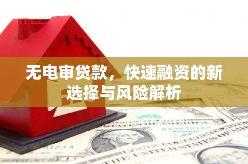 木兰无电审贷款，快速融资的新选择与风险解析