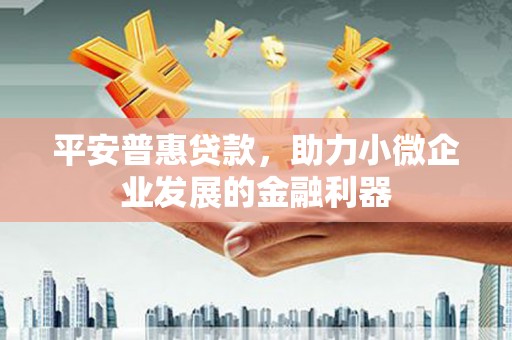 木兰平安普惠贷款，助力小微企业发展的金融利器