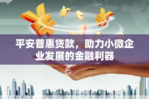 木兰平安普惠贷款，助力小微企业发展的金融利器