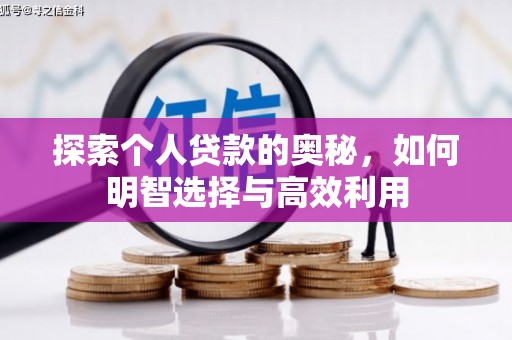 木兰探索个人贷款的奥秘，如何明智选择与高效利用