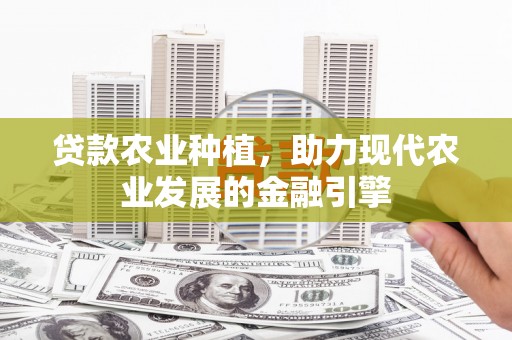 木兰贷款农业种植，助力现代农业发展的金融引擎