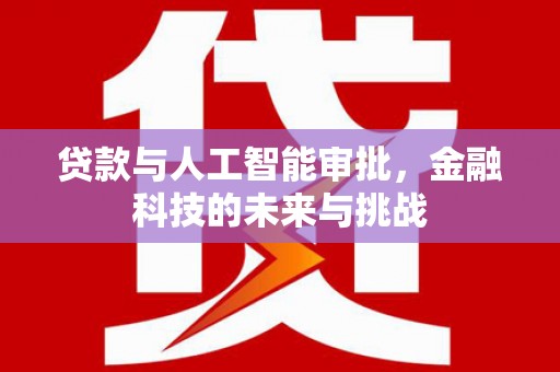木兰贷款与人工智能审批，金融科技的未来与挑战