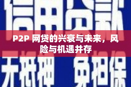 木兰P2P 网贷的兴衰与未来，风险与机遇并存