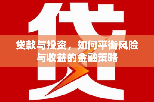 木兰贷款与投资，如何平衡风险与收益的金融策略